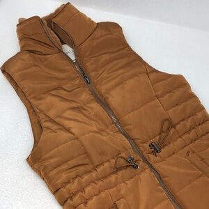 Copper Key Brown Puffer Vest Girls Size Medium